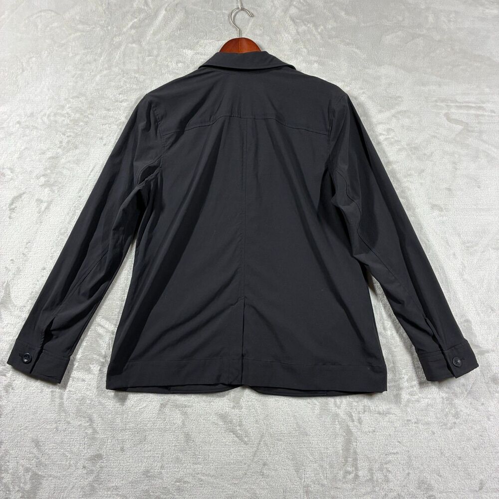 Eddie Bauer WR Voyager Blazer Women 16 Black Travex Flexion Travel Jacket NWT - Picture 2 of 14